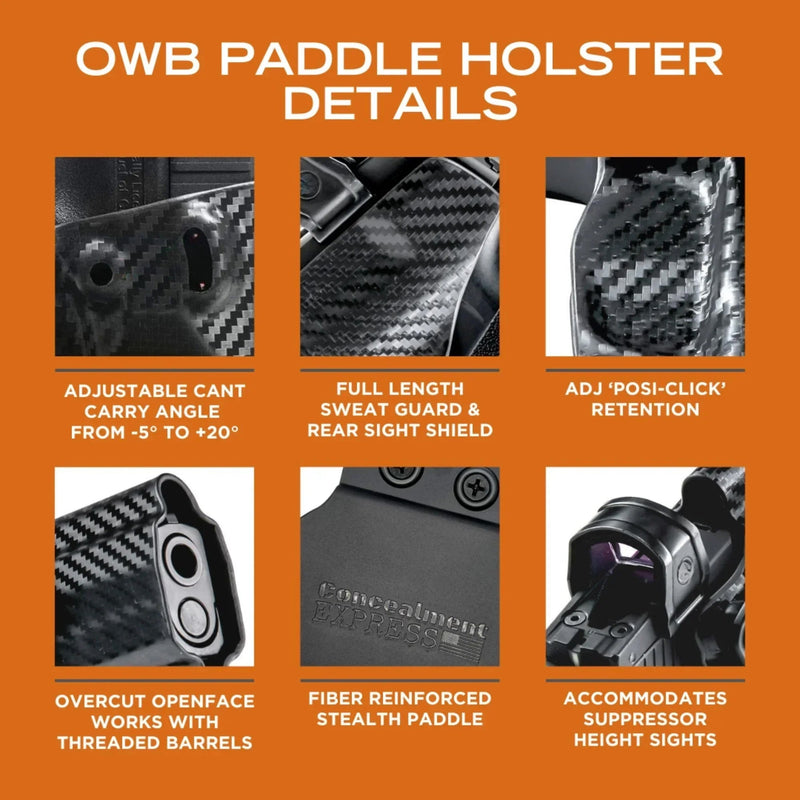 Load image into Gallery viewer, 1911 4.25in Paddle Holster
