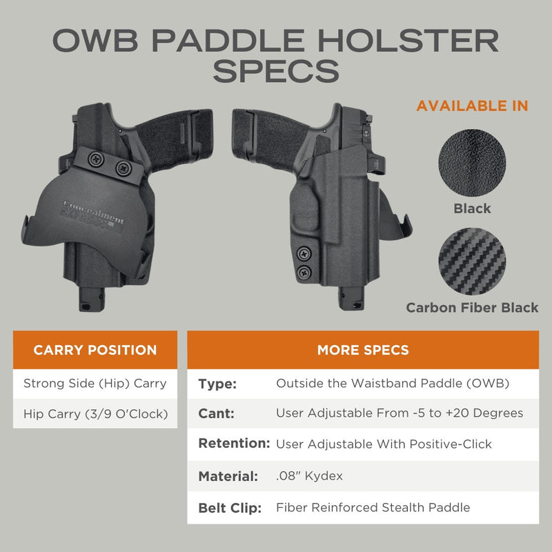 Load image into Gallery viewer, 1911 3.5in Paddle Holster
