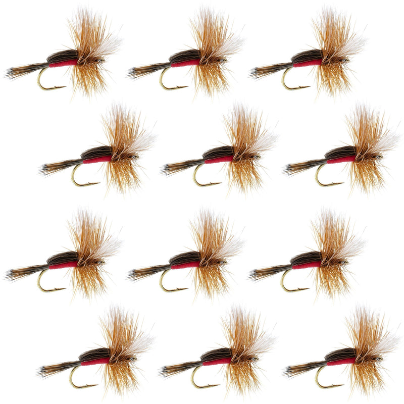 Load image into Gallery viewer, Royal Humpy Classic Hair Wing Dry Fly - 1 Dozen Flies Hook Size 16
