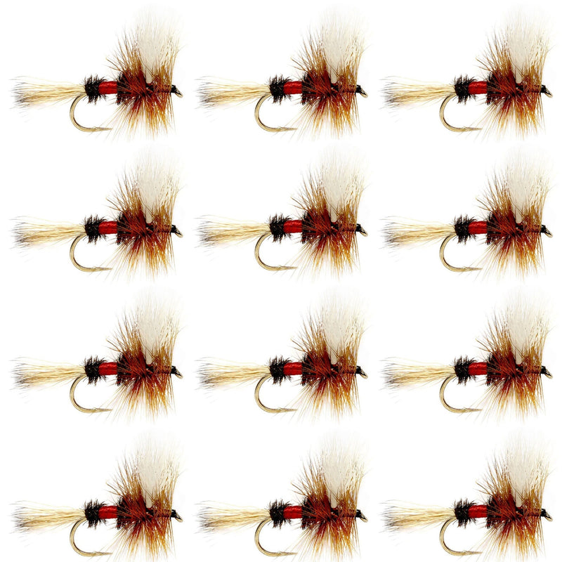 Load image into Gallery viewer, Royal Wulff Classic Trout Dry Fly Fishing Flies - 12 Flies Size 8
