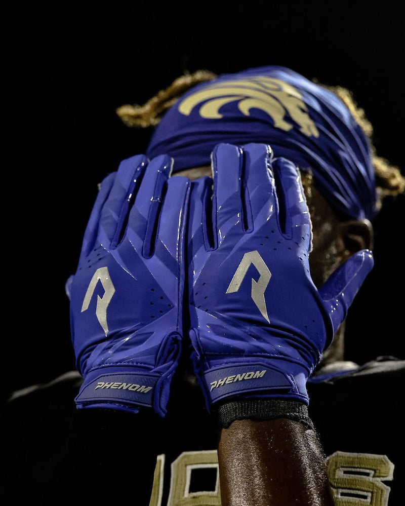 Load image into Gallery viewer, Phenom Elite VPS5 Youth Football Gloves - Team Colors
