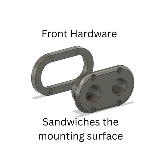 Dual Flush Mount for Intercom Cables – Rugged Radios and PCI Compatible