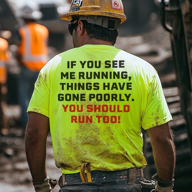 Load image into Gallery viewer, Run - Long Sleeve Hi-Vis T-Shirt

