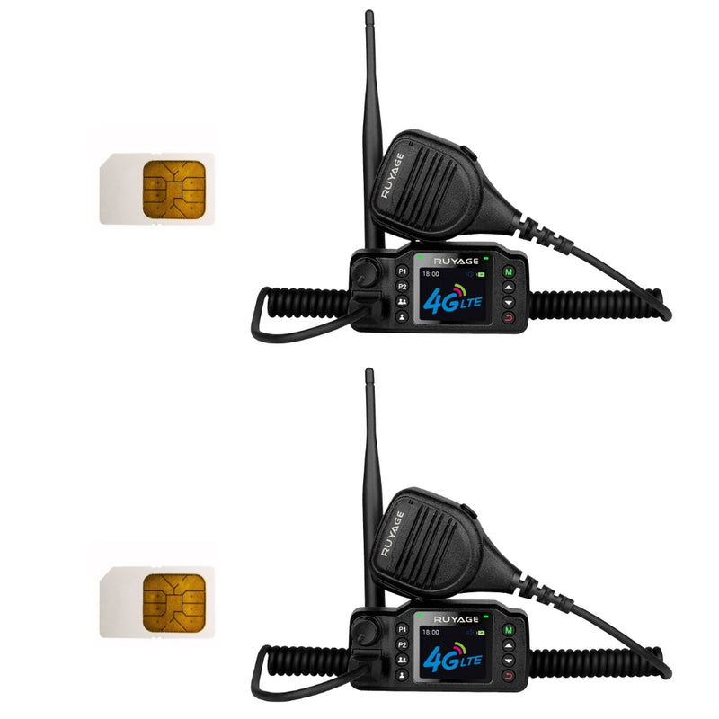 Load image into Gallery viewer, Ruyage Car POC Radio Nationwide LTE Push-to-Talk Long Range Vehicle Two Way Radio
