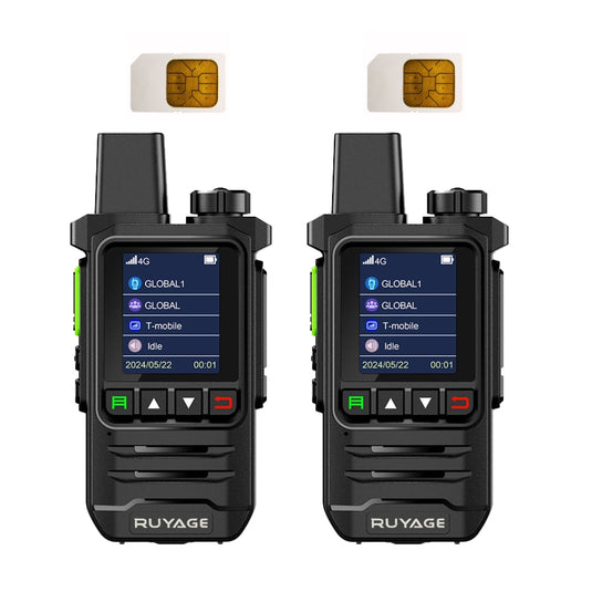 Ruyage X20 Two Way Radio Nationwide LTE Push-to-Talk Walkie Talkie