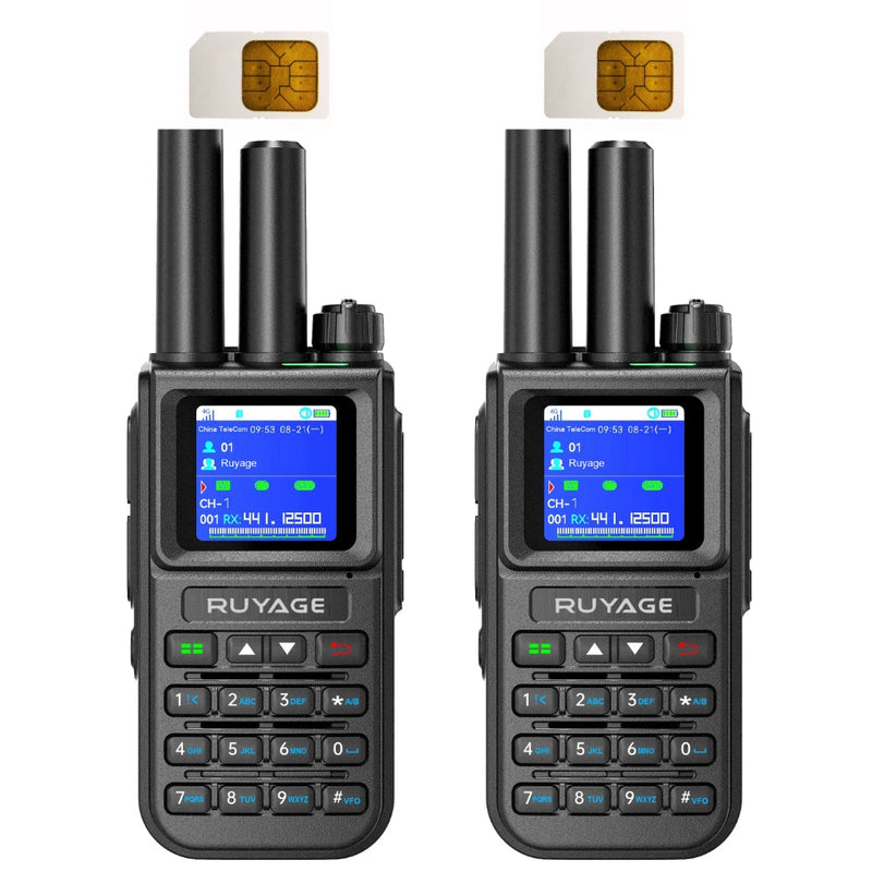 Load image into Gallery viewer, Ruyage X50 Dual Mode Long Range Radio Analog + 4G LTE PTT Walkie Talkie
