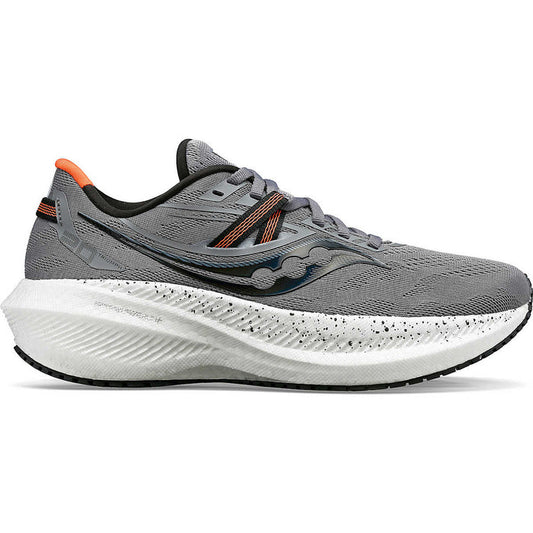 Women's Saucony Triumph 20, Gravel/Zenith, 11 B Medium - Skoutley Outdoors LLC