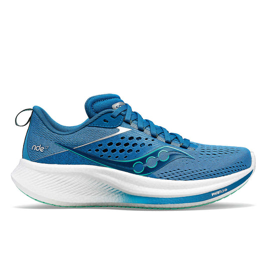 Women's Saucony Ride 17, Breeze/Grotto, 6.5 B Medium - Skoutley Outdoors LLC