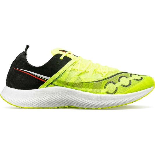 Women's Saucony Sinister, Citron/Black, 7.5 B Medium - Skoutley Outdoors LLC