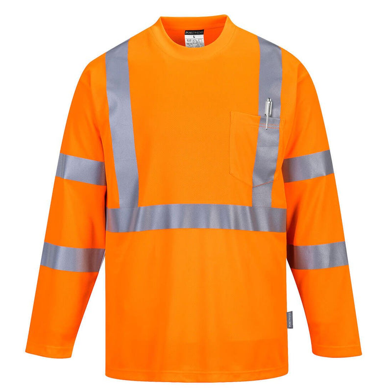 Load image into Gallery viewer, Hi Vis Pocket Long Sleeve Reflective
