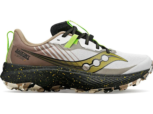 Men's Saucony Endorphin Edge, Fog/Black, 7.5 D Medium - Skoutley Outdoors LLC