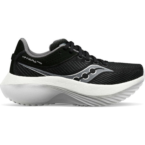 Men's Saucony Kinvara Pro, Black/White, 14 D Medium - Skoutley Outdoors LLC