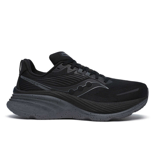 Men's Saucony Hurricane 24, Black/Shadow, 10 D Medium - Skoutley Outdoors LLC