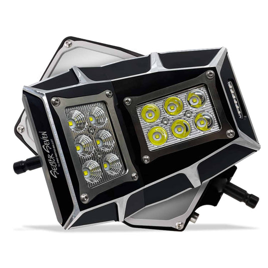 Sector Seven Sawtooth LED Light Mirrors With Turn Signal
