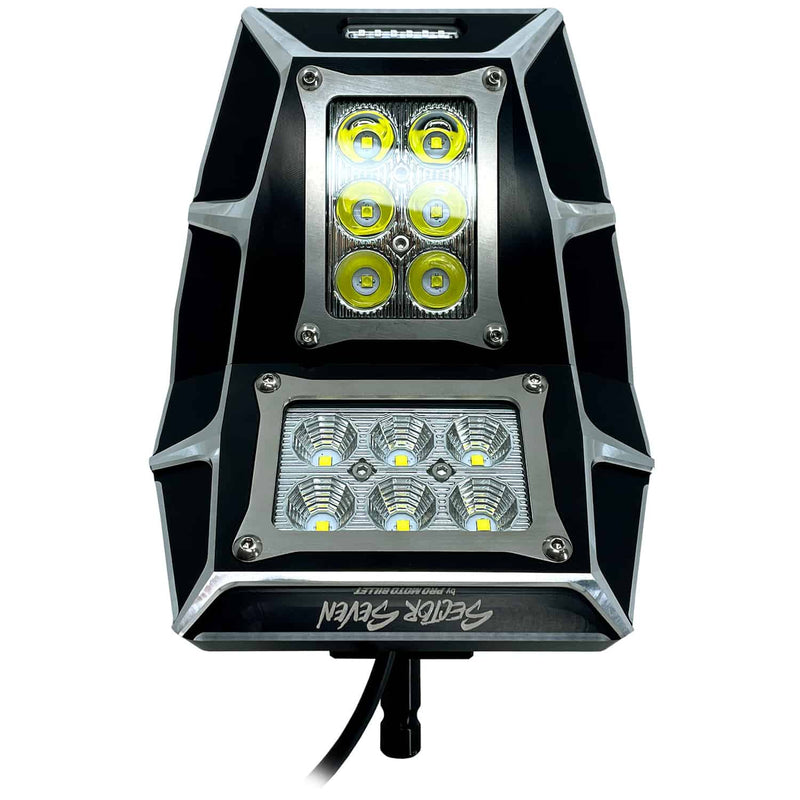 Load image into Gallery viewer, Sector Seven Sawtooth LED Light Mirrors With Turn Signal
