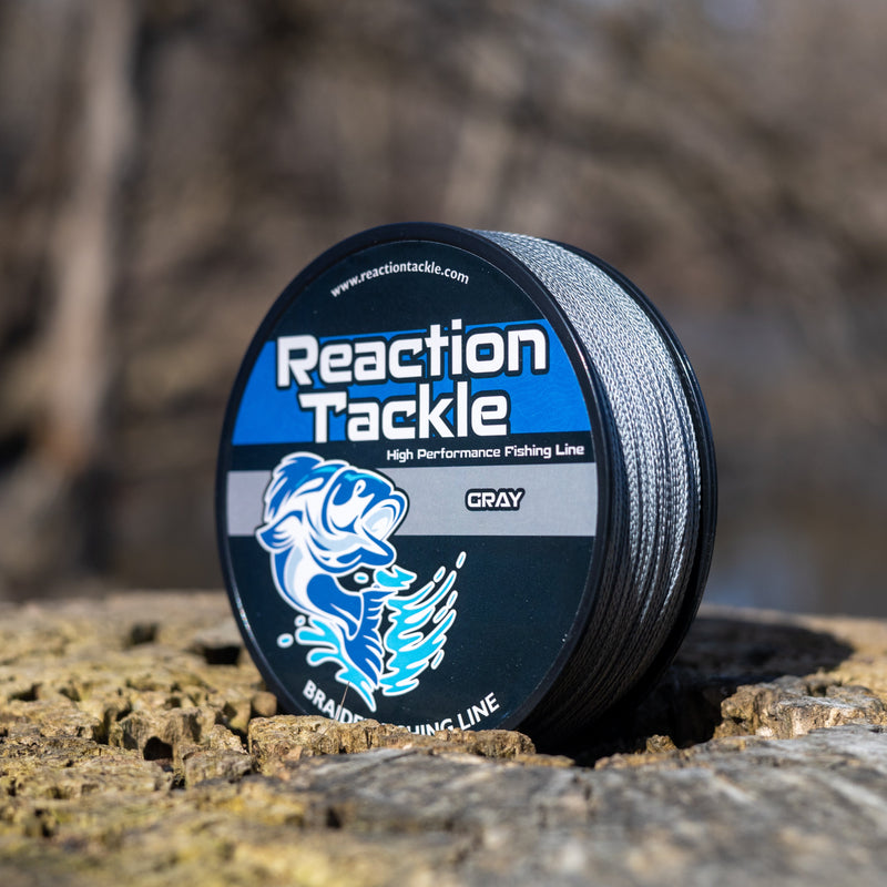 Load image into Gallery viewer, Reaction Tackle Braided Fishing Line - Gray
