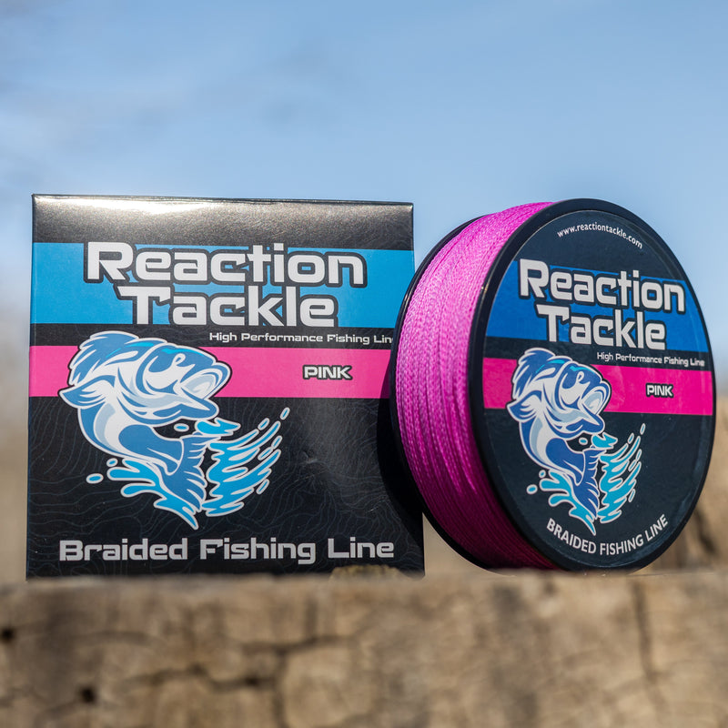Load image into Gallery viewer, Reaction Tackle Braided Fishing Line - Pink
