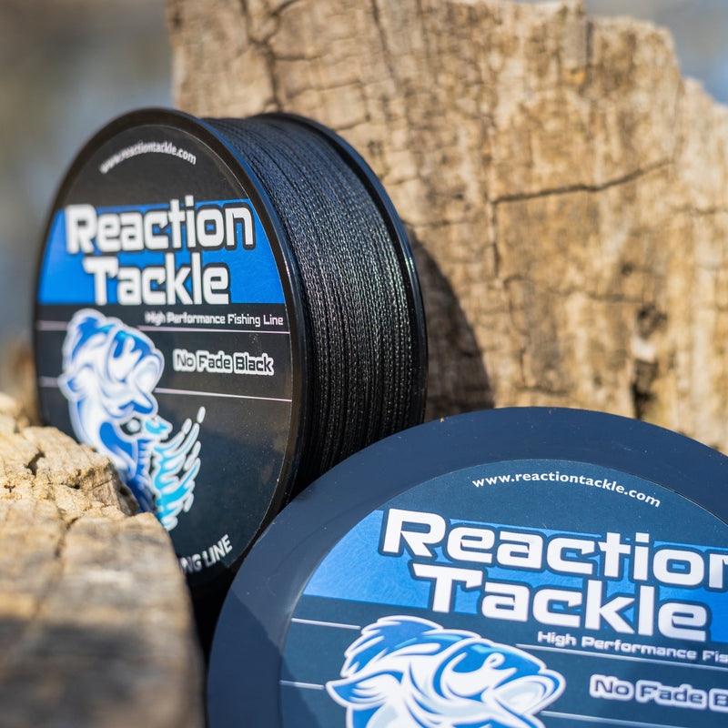 Load image into Gallery viewer, Reaction Tackle Braided Fishing Line - NO FADE Black

