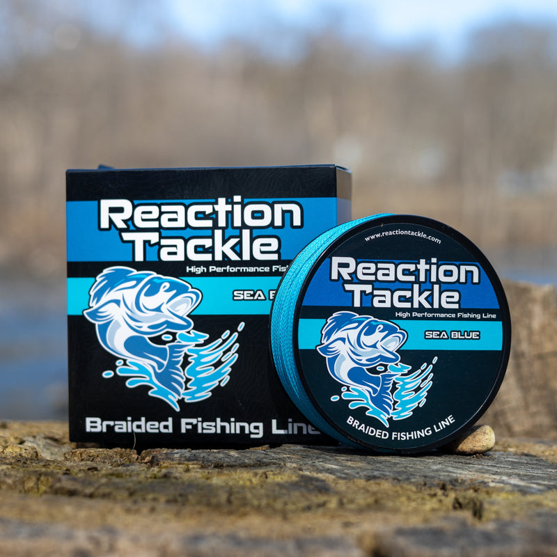Load image into Gallery viewer, Reaction Tackle Braided Fishing Line - Sea Blue
