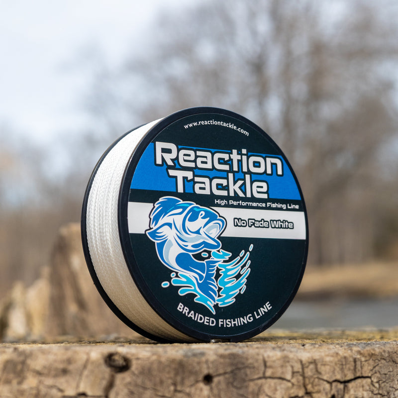 Load image into Gallery viewer, Reaction Tackle Braided Fishing Line - White
