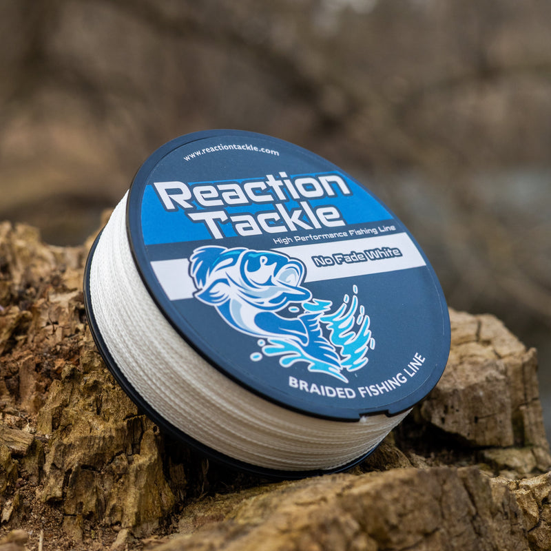 Load image into Gallery viewer, Reaction Tackle Braided Fishing Line - White
