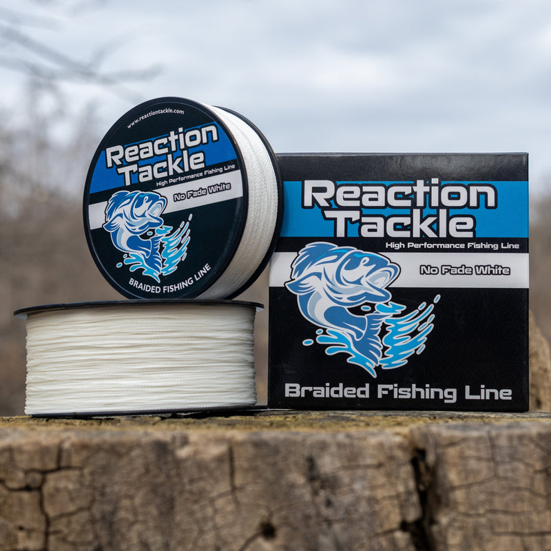 Load image into Gallery viewer, Reaction Tackle Braided Fishing Line - White
