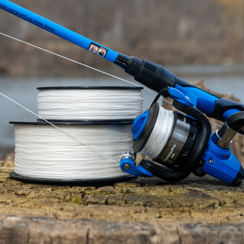Load image into Gallery viewer, Reaction Tackle Braided Fishing Line - White
