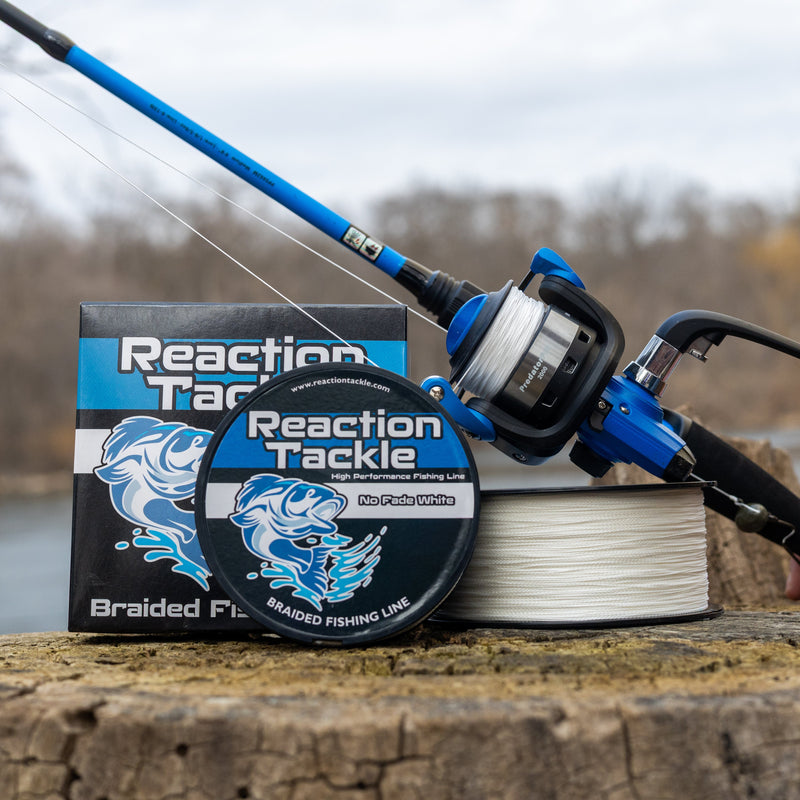 Load image into Gallery viewer, Reaction Tackle Braided Fishing Line - White
