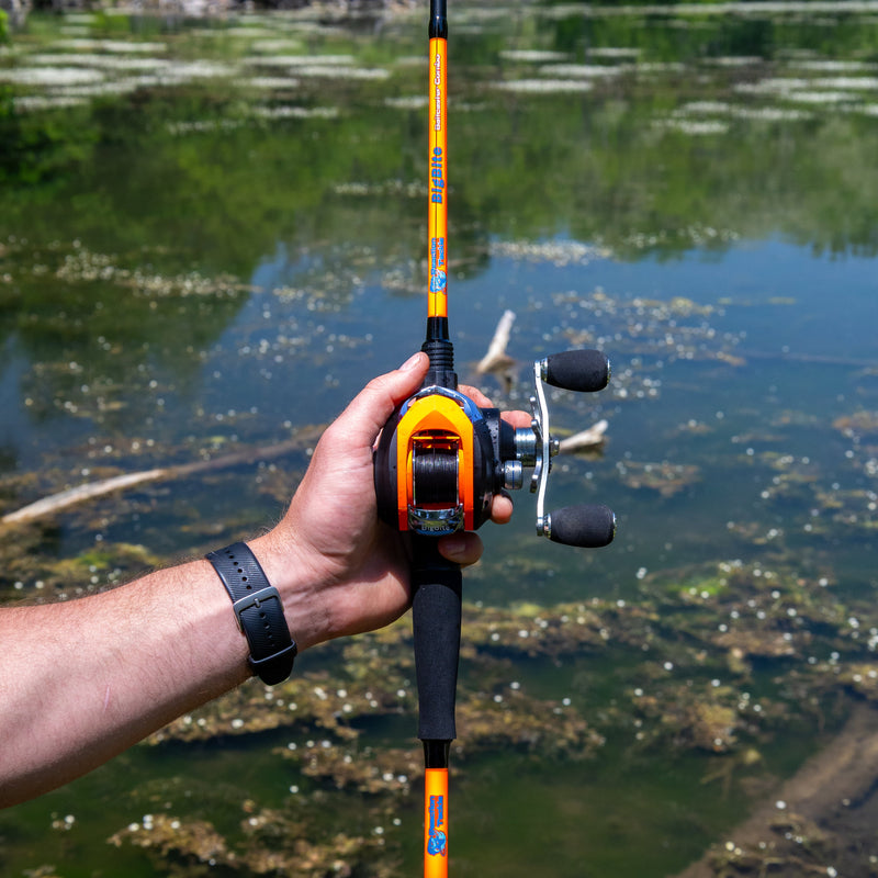 Load image into Gallery viewer, Reaction Tackle Fishing Rod and Baitcasting Reel Combo - Big Bite
