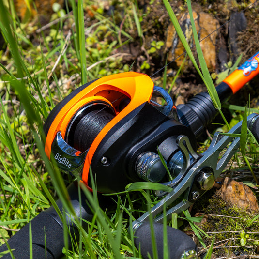 Reaction Tackle Fishing Rod and Baitcasting Reel Combo - Big Bite