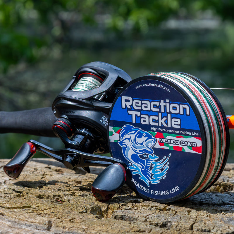 Load image into Gallery viewer, Reaction Tackle Braided Fishing Line - Mexico Camo
