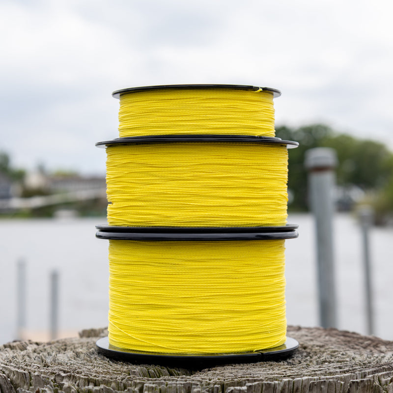 Load image into Gallery viewer, Reaction Tackle Braided Fishing Line - NO FADE Yellow
