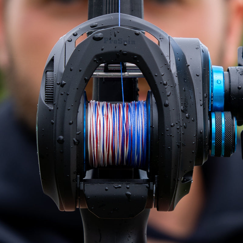 Load image into Gallery viewer, Reaction Tackle X8 Braided Fishing Line - USA Camo 8 Strand
