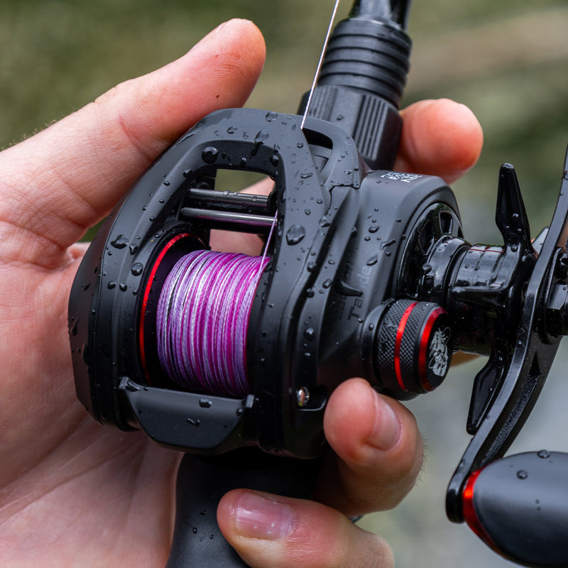 Load image into Gallery viewer, Reaction Tackle Braided Fishing Line - Pink Camo
