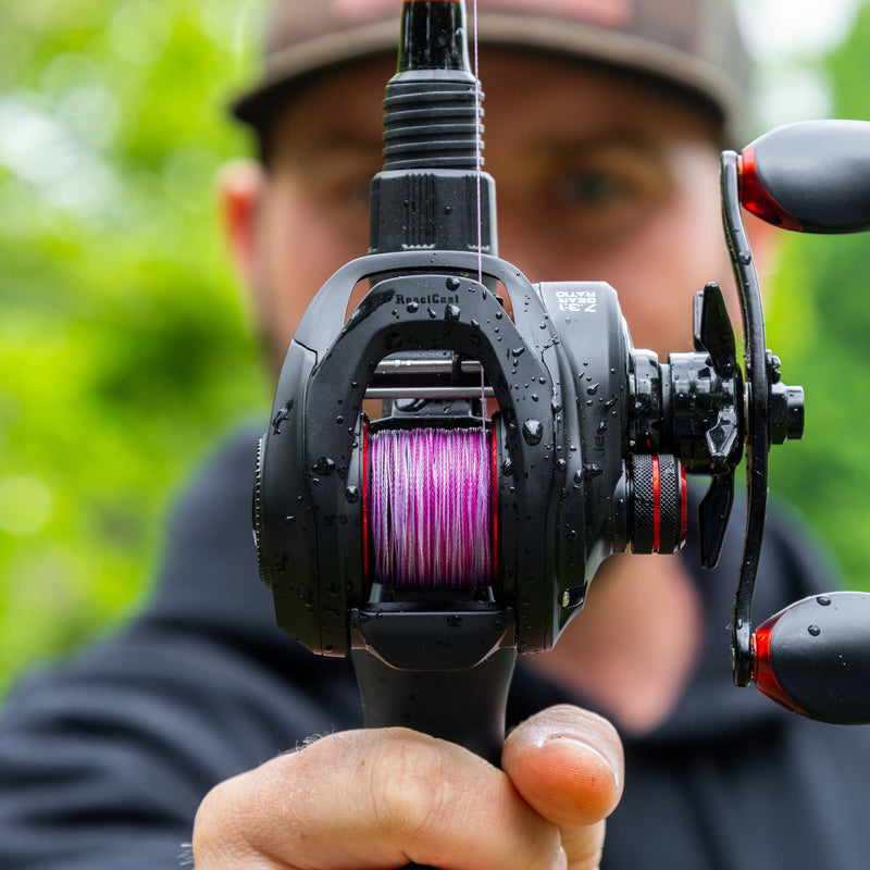 Load image into Gallery viewer, Reaction Tackle Braided Fishing Line - Pink Camo
