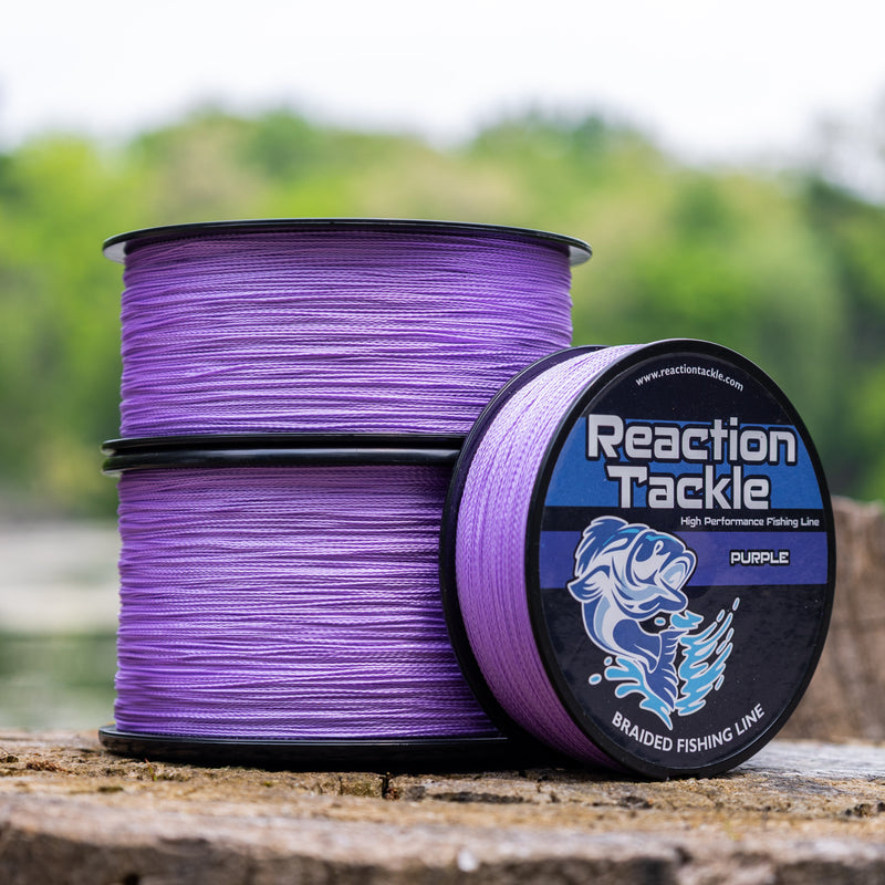 Load image into Gallery viewer, Reaction Tackle Braided Fishing Line - Purple
