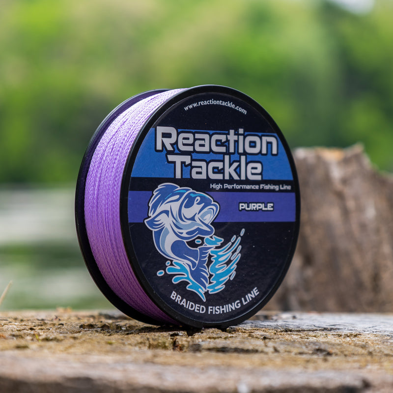 Load image into Gallery viewer, Reaction Tackle Braided Fishing Line - Purple
