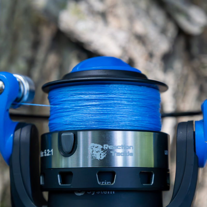 Load image into Gallery viewer, Reaction Tackle BRAIDED IN THE USA Fishing Line- X5
