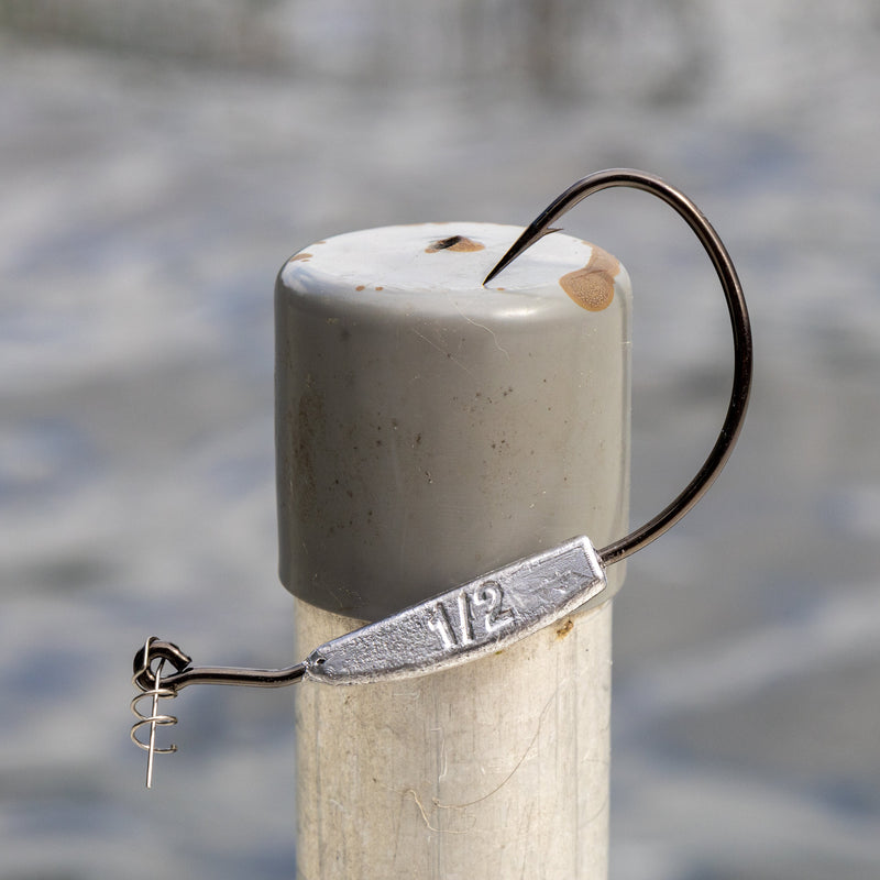 Load image into Gallery viewer, Reaction Tackle Lead Weighted Swimbait Hooks (10-PACK)
