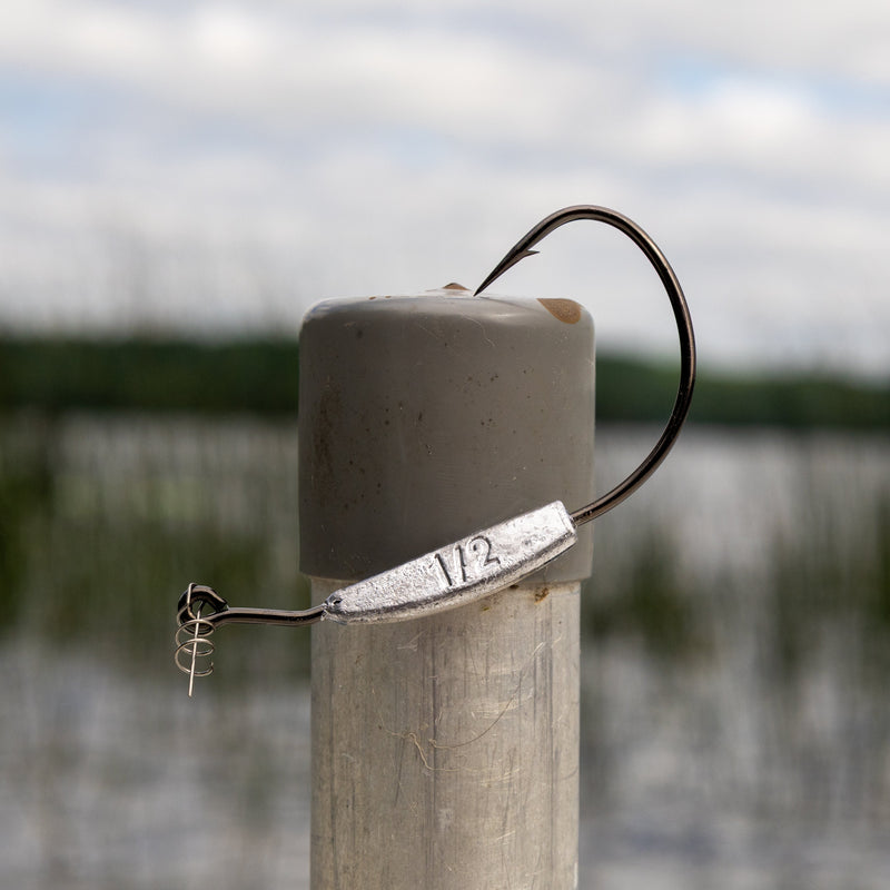 Load image into Gallery viewer, Reaction Tackle Lead Weighted Swimbait Hooks (10-PACK)
