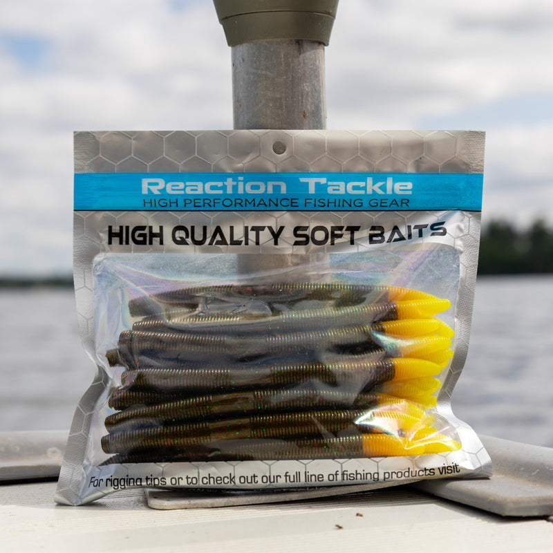 Load image into Gallery viewer, Reaction Tackle Soft Plastic Wacky Worms 5.5in - 24 Pack
