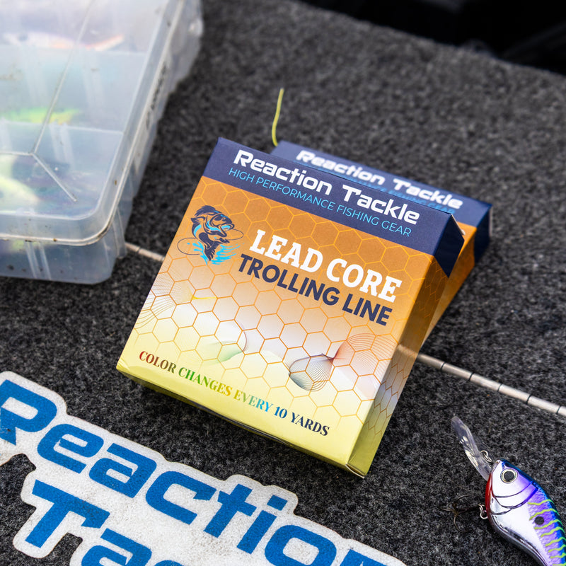 Load image into Gallery viewer, Reaction Tackle Lead Core Metered Trolling Braided Line
