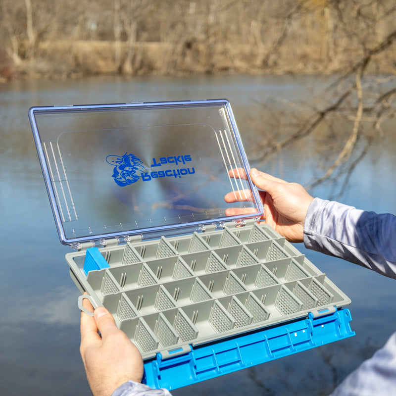 Load image into Gallery viewer, Reaction Tackle Ultra Elite Tackle Tray- Water Resistant with Single Clip Design - New
