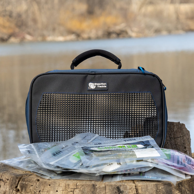 Load image into Gallery viewer, Reaction Tackle Breathable Mesh Bait Binder and Tackle Storage
