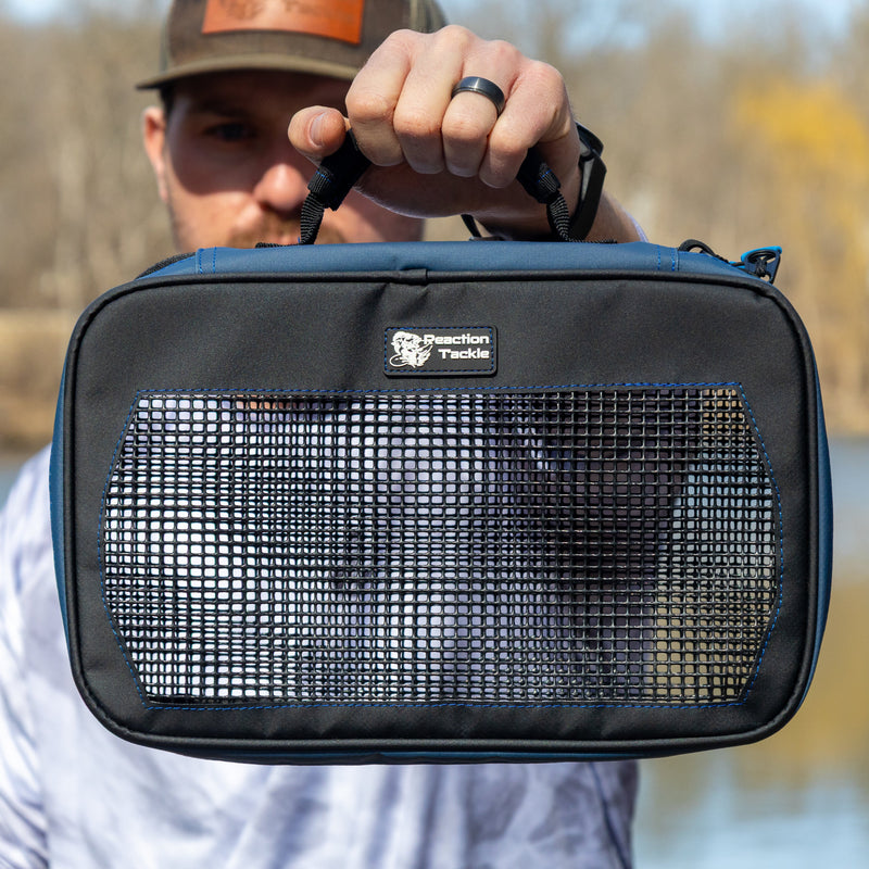 Load image into Gallery viewer, Reaction Tackle Breathable Mesh Bait Binder and Tackle Storage
