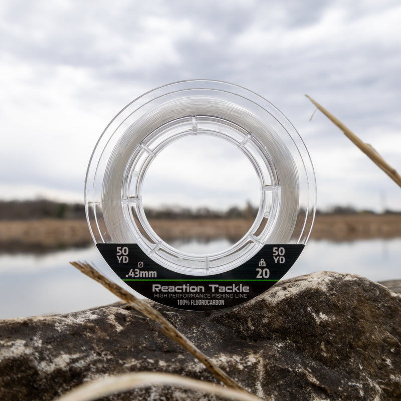 Load image into Gallery viewer, Reaction Tackle 100% Pure Fluorocarbon Fishing Line
