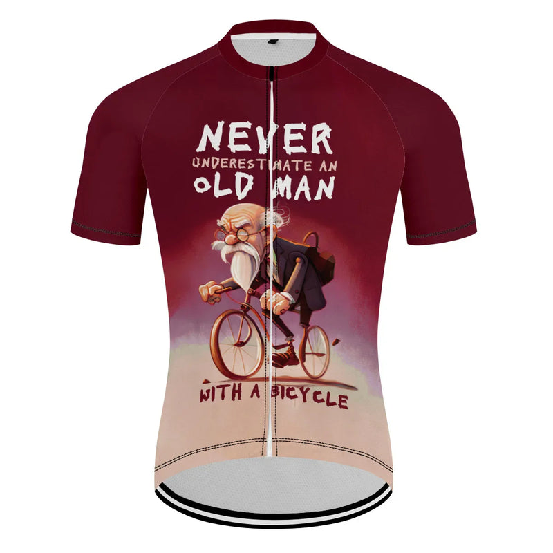 Load image into Gallery viewer, 2024 Never Underestimate an Old Man with a Bicycle Cycling Jersey
