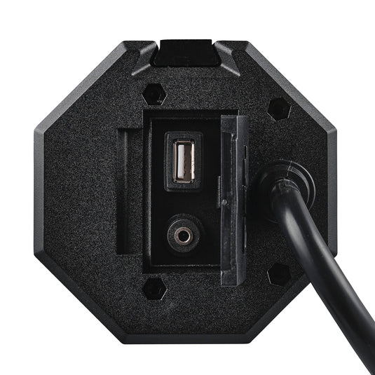 24" Marine Sound Bar Speaker System, 6 Speakers 600 Watts, Bluetooth® v5.0, Rotating Control Panel