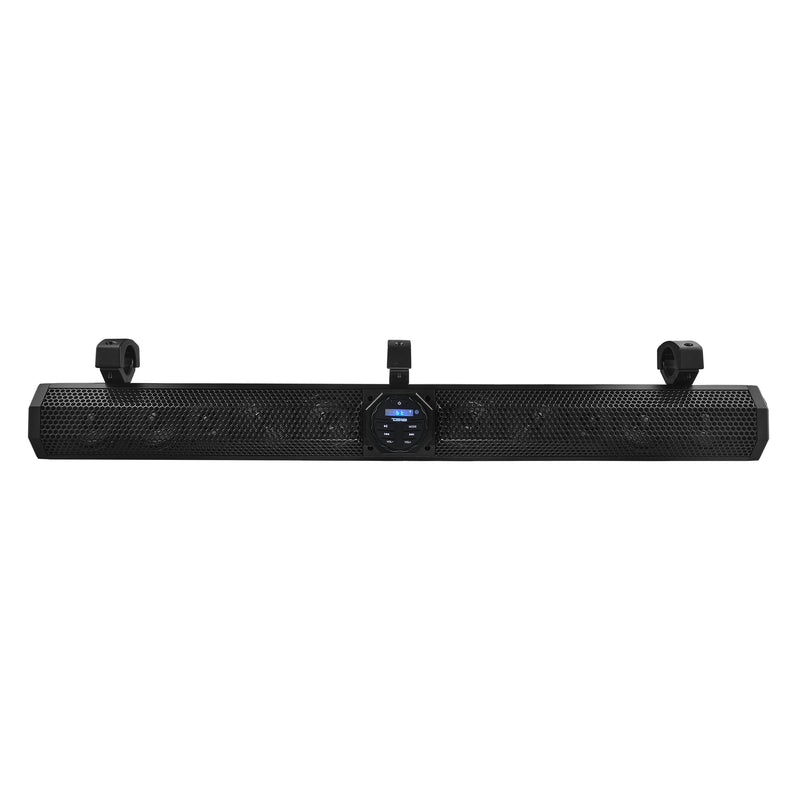 Load image into Gallery viewer, 37&quot; Marine Sound Bar Speaker System, 10 Speakers 1200 Watts, Bluetooth® v5.0, Rotating Control Panel
