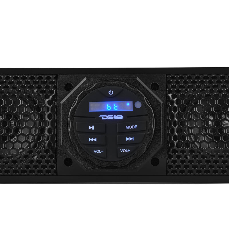 Load image into Gallery viewer, 37&quot; Marine Sound Bar Speaker System, 10 Speakers 1200 Watts, Bluetooth® v5.0, Rotating Control Panel
